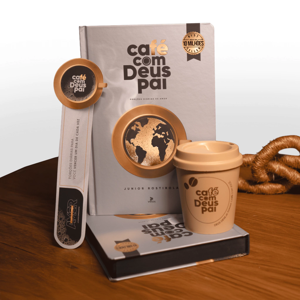 Capa do livro Café com Deus Pai Vol. 6 - 2026 - Júnior Rostirola