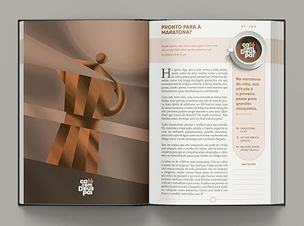 Capa do livro Café com Deus Pai Vol. 6 - 2026 - Júnior Rostirola